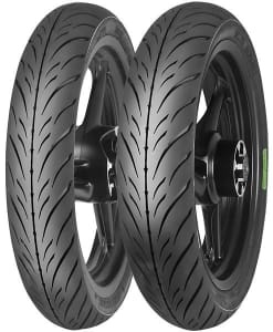 [3001573055000] City/classic tyre MITAS 100/80-17 TL 52S MC25 BOGART Front/Rear