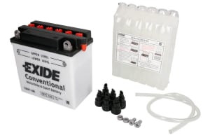 Baterie Acid/Dry charged with acid/Starting EXIDE 12V 5Ah 40A R+ Maintenance electrolyte included 120x60x130mm Dry charged with acid 12N5-3B fits: KAWASAKI AR 125-650 1968