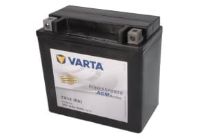 Baterie AGM/Starting VARTA 12V 12Ah 200A L+ Maintenance free 150x87x146mm Started YTX14-BS fits: APRILIA ETV, ETX, NA, RSV, SL, SMV, SR, SRV; BENELLI ADIVA; BMW C, F, K, R 25-1600 1972-2021