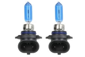 Bec halogen, 2pcs, HB3, Xenon Blue, 12V, max. 65W, light colour cool white, max. 6000K, socket type P20D, uz pe circuit, contains 2 cores