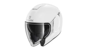 Cască Moto full-open SHARK CITYCRUISER BLANK colour white, size M