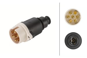 Conector electric, number of pins/number of active pins 7, 12V, 16/25A compatibil: DEUTZ; SAME; SCANIA