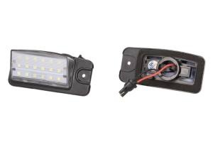 Corp iluminare numar inmatriculare LED, ligght colour: white, 12V,, with Aprobate pentru uz public compatibil: NISSAN X-TRAIL III 04.14-