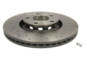 Disc de frana, BREMBO Xtra, 1pcs, Perforat, fata ; Stanga/Dreapta, outer diameter 312 mm, thickness 25 mm, compatibil: AUDI A4 B6, A4 B7, A6 C5; SEAT EXEO, EXEO ST; SKODA SUPERB I 1.6-4.2 10.96-05.13