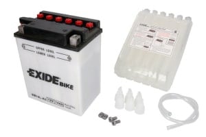 Exide Acumulator 12 V 14 Ah 134x89x166 electrolit 200A în set