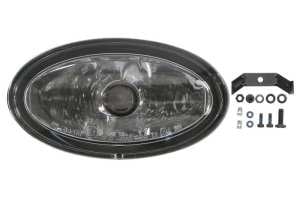 Far universal stanga/dreapta (H7, 12V, width 117mm, height 65mm, depth: 96mm, transparent, plastic, black, High beam light)