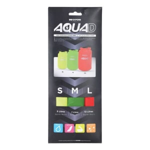 Geantă pentru bagaj AQUA-D WATERPROOF PACKING CUBES Waterproof luggage sack OXFORD colour green/red/yellow, size OS (set)