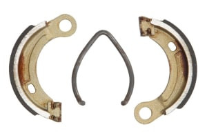 Saboți frână față/rear 90x18mm cu arcuri compatibil: PIAGGIO/VESPA BOSS, BRAVO 50 1987-1995