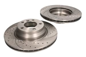 Set 2 discuri de frana, 2pcs, SPEEDMAX, Ventilate, Cut-Perforat, fata ; Stanga/Dreapta, outer diameter 330 mm, thickness 24 mm, compatibil: BMW 1 (E81), 1 (E82), 1 (E87), 1 (E88) 2.0-3.0D 12.04-06.15