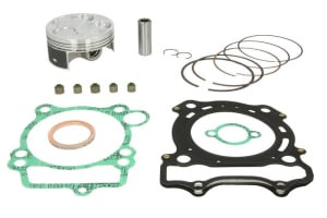 Set pistoane (250, 4T, selection: C, diametru 76,98 mm, cu garniturile superioare motor) compatibil: YAMAHA WR, YZ 250 2008-2013