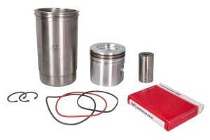 Set piston si camasa compatibil: INGERSOLL RAND HP750W; JOHN DEERE 100, 110, 200, 210, 2256, 2258, 2264, 2266, 300, 310, 320, 400, 510, 640G III, 648G III, 6510, 710, 720, 748G II, 748G III, 7710