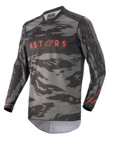 Tricou OffRoad ALPINESTARS MX RACER TACTICAL culoare black/camo/fluorescent/grey/red, mărime S