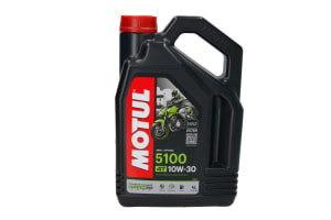 Ulei motor 4T Motul 5100 10W30 4l, API SM JASO MA-2 Semi-synthetic enriched with esters