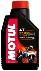 Ulei motor 4T Motul 7100 10W40 1l, API SN JASO MA-2 synthetic ester