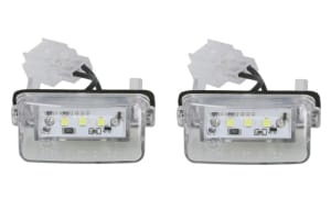 Corp iluminare numar inmatriculare LED, ligght colour: white; set, 12V,, with Aprobate pentru uz public compatibil: DS DS 4; CITROEN BERLINGO, BERLINGO MULTISPACE, BERLINGO/MINIVAN, C3 I, C3 PICASSO, C4 GRAND PICASSO I 04.93-