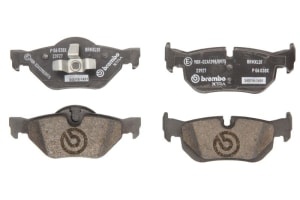 Placute de frana - tuning, spate, Aprobate pentru uz public: Yes, compatibil: BMW 1 (E81), 1 (E82), 1 (E87), 1 (E88), 3 (E90), 3 (E91), 3 (E92), 3 (E93), X1 (E84) 1.6-3.0 06.04-06.15