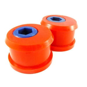 Bucsa inferior fata(spate) 66mm (2pcs, acentric, fata bottom swingarm, Stanga/Dreapta, bottom/fata, hardness: 80 Sha, inner diameter 22mm, outer diameter 74,5mm) compatibil: BMW compatibil: BMW 3 (E46) 12.97-02.0