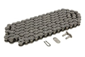Lanț transmisie 420 D standard, număr zale: 122, etanșare: Non-o-ring, oțel, tip prindere: pin, compatibil: APRILIA RS; HONDA NSR 50 1989-2005