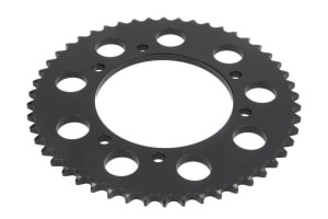 Pinion spate oțel, tip lanț: 428, număr dinți: 50, compatibil: DERBI BAJA, CROSS CITY, MULHACEN, R, SENDA, SM, TERRA; MALAGUTI X3M; RIEJU MARATHON, RS-3, SMX, TANGO; YAMAHA XT 125 2004-2015