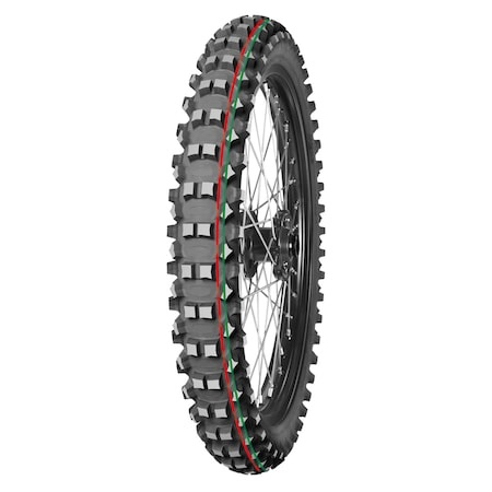 Anvelopă Moto Cross/Enduro MITAS 80/100-12 TT 50M TERRA FORCE-MX SM WIN FRIC WHITE STRIPE Spate NHS