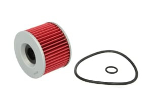 Filtru de ulei compatibil: HONDA CB, CBX, CJ, GL; KAWASAKI A1, EL, EX, GPX, GPZ, GT, GTR, KDX, KLE, KX, KZ, NINJA, Z, ZG, ZL, ZN, ZR, ZR-7, ZRX, ZX, ZX-9R, ZXR, Z/ZG, ZZR; TRIUMPH DAYTONA 250-1300 1969-2016