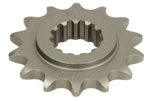 Pinion față oțel, tip lanț: 525, număr dinți: 14, compatibil: HONDA CB, CB-1, GB, NTV, RVF, VFR, VT, XRV; TRIUMPH AMERICA, SPEEDMASTER 400-1000 1988-2020