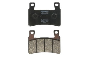 Plăcuțe de frână față, utilizare: route, material: platinum-P, 74x55,1x9mm compatibil: HONDA CBR; KAWASAKI ZX-6R 600/636/900 1998-2019