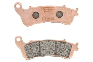 Plăcuțe de frână spate, utilizare: large scooter, material: sinter-SG, 118,1x118,1x8,4mm compatibil: HARLEY DAVIDSON XL; HONDA CB, CBF, CBR, CTX, FES, FJS, FORZA, INTEGRA, NC, NSA, NSS, NT 125-1800 2001-2018