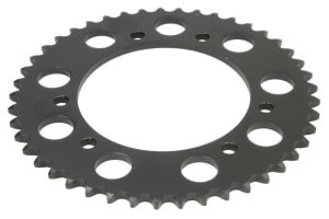 Pinion spate oțel, tip lanț: 420, număr dinți: 45, compatibil: APRILIA RX, SX; DERBI R-DRD, SENDA; GAS GAS ROOKIE; GILERA RCR, SMT; MALAGUTI XSM, XTM; MBK X - LIMIT; MOTORHISPANIA FURIA 50 2000-2018