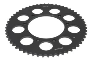 Pinion spate oțel, tip lanț: 428, număr dinți: 56, compatibil: DERBI BAJA, CROSS CITY, MULHACEN, R, SENDA, SM, TERRA; MALAGUTI X3M; RIEJU MARATHON, RS-3, SMX, TANGO; YAMAHA XT 125 2004-2015