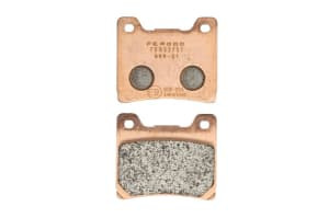 Plăcuțe de frână spate, utilizare: route, material: sinter-ST, 63,7x54,5x9,7mm compatibil: NORTON COMMANDER; YAMAHA BT, FJ, FZ, FZR, FZX, GTS, RD, TDM, TRX, XJ, XJR, XV, XVS, YZF 350-1300 1983-2015