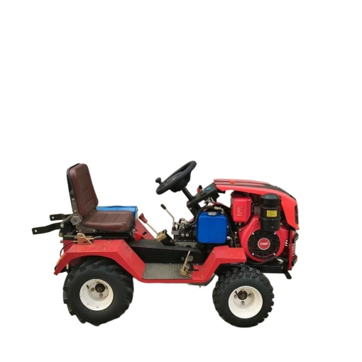 Mini Tractor Terro 4x2, motor Diesel 18 cp monocilindru, racire pe aer, cuplaj hidraulic - Img 2