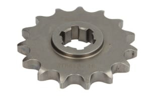 Pinion față oțel, tip lanț: 428, număr dinți: 15, compatibil: SUZUKI GZ, TU, VL 125 1998-2011