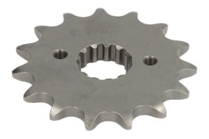 Pinion față oțel, tip lanț: 520, număr dinți: 15, compatibil: APRILIA PEGASO; DERBI MULHACEN; HONDA FMX, FX, NX; YAMAHA MT-03, XT, XTZ 650/659/660 1989-2016