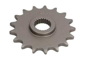 Pinion față oțel, tip lanț: 520, număr dinți: 17, compatibil: APRILIA ETX, PEGASO, TUAREG 350/600 1988-1993