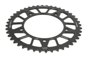 Pinion spate aluminium, tip lanț: 520, număr dinți: 44 (negru), compatibil: TRIUMPH BONNEVILLE, SCRAMBLER 865 2015-2017