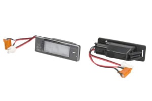 Corp iluminare numar inmatriculare LED, ligght colour: white; set, 12V,, with Aprobate pentru uz public compatibil: MERCEDES VITO / MIXTO (W639); CITROEN BERLINGO MULTISPACE, BERLINGO/MINIVAN, C-ELYSEE, C2, C3 II, C3 PLURIEL 08.92-