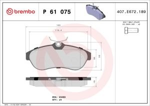 Placute de frana - tuning, fata, Aprobate pentru uz public: Yes, compatibil: CITROEN C2, C2 ENTERPRISE, C3 I, C3 PLURIEL 1.4-1.6D 02.02-