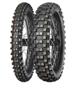 [70000931] Anvelopă Moto Cross/Enduro MITAS 80/100-21 TT 51M TERRA FORCE-MX MH Față NHS; red & green stripe