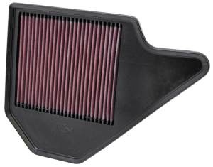 Filtru de aer sport (dł.: 306mm, szer.: 248mm, wys.:30mm) compatibil: CHRYSLER TOWN & COUNTRY, VOYAGER V; DODGE GRAND; LANCIA VOYAGER; VW ROUTAN 3.6/3.6ALK/3.8 01.08-