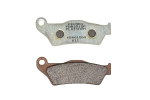 Plăcuțe de frână inferior/spate, utilizare: route, material: platinum-P, 93,6x36,4x7,7mm compatibil: ALFER AR, NO LIMIT, VR; APRILIA MX, PEGASO, RST, RX, SX; ATK 125, 250, 260, CROSS, MX 50-1260 1992-2019