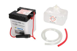 Baterie Acid/Dry charged with acid/Starting (limited sales to consumers) VARTA 6V 4Ah 10A R+ Maintenance electrolyte included 71x71x96mm Dry charged with acid 6N4-2A-2