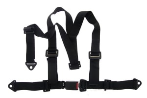 Interior accessories, 3-point belts, colour: black
