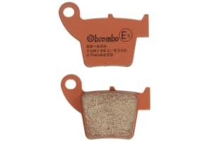 Plăcuțe de frână față/spate, utilizare: offroad, material: sinter-SD, 43,7x59,7x9,5mm compatibil: HM CR, CRE, CRF, CRM; HONDA CR, CRE, CRF; TM MX, SM 85-500 2002-2023