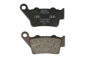 Plăcuțe de frână inferior/spate, utilizare: route, material: platinum-P, 77x43x9mm compatibil: APRILIA ETV, PEGASO; BETA JONATHAN; BMW C, C1, F, S; DUCATI MONSTER, SCRAMBLER; GAS GAS EC, MC 125-1200 1992-2019