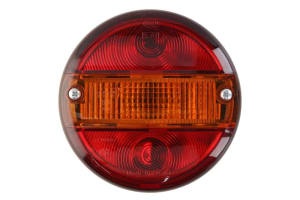Lampa spate stanga/dreapta (P21W/R5W, 12/24V, red/yellow, with indicator, with stop light, parking light, with plate lighting, no reflector) compatibil: MERCEDES LP 608, LPL 608, LP 709, LPL 709, LPKF 608, LPKO 608