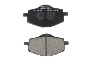 Plăcuțe de frână spate, utilizare: road-small motorcycle/scooters, material: eco friction-EF, 71x36x9,4mm compatibil: BETA EURO, JONATHAN; GILERA RC; MBK XC; YAMAHA DT, XC, XT, XTZ, YBR, YZ 50-660 1988-2007