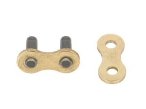 Connecting link type 520 MX, tip prindere: rivet point, intarit, etanșare: non-o-ring, auriu