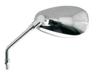 Oglinda (universal, diametru braț: 10x1,25mm, stânga/dreapta, chrome, montaj pe ghidon) compatibil: DAELIM ROADWIN, VS 125/250 1995-2015