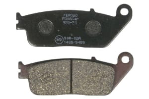 Plăcuțe de frână inferior/spate, utilizare: route, material: platinum-P, 102,1x39,1x9,8mm compatibil: BMW C; CAGIVA NAVIGATOR; DAELIM ROADWIN, VL; HONDA CB, CBF, CBR, FJS, FMX, VFR 125-1811 1990-2019